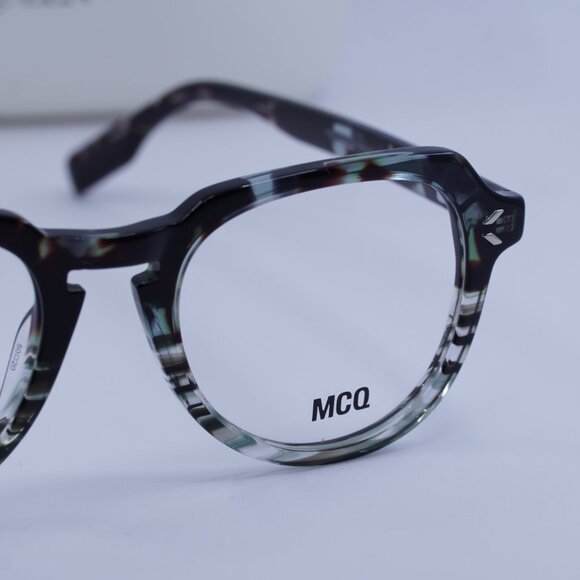 McQ by Alexander McQueen MQ0348O 004 Aviator Eyeglasses 50mm – Havana - Picture 2 of 10
